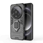 For Xiaomi 14 Ultra Shockproof PC + TPU Holder Phone Case(Black)