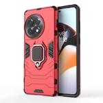 For OnePlus Ace 2 Pro Shockproof PC + TPU Holder Phone Case(Red)