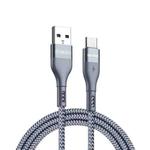 DUZZONA A8 2.4A USB to USB-C/Type-C Charging Data Cable, Length:2m