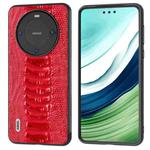 For Huawei Mate 60 Pro ABEEL Genuine Leather Weilai Series Phone Case(Red)