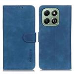 For Honor X6b KHAZNEH Retro Texture Flip Leather Phone Case(Blue)