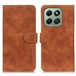 For Honor X6b KHAZNEH Retro Texture Flip Leather Phone Case(Brown)