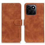 For Honor 200 Smart / Play 60 Plus KHAZNEH Retro Texture Flip Leather Phone Case(Brown)