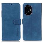 For Honor 400 KHAZNEH Retro Texture Flip Leather Phone Case(Blue)