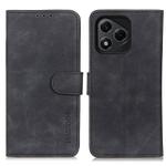 For Honor 400 Lite KHAZNEH Retro Texture Flip Leather Phone Case(Black)