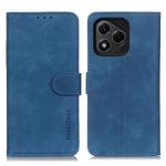 For Honor 400 Lite KHAZNEH Retro Texture Flip Leather Phone Case(Blue)