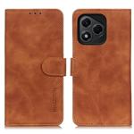 For Honor 400 Lite KHAZNEH Retro Texture Flip Leather Phone Case(Brown)