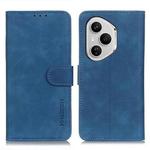 For Honor 400 Pro Global 160.8mm KHAZNEH Retro Texture Flip Leather Phone Case(Blue)