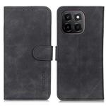 For Honor X6c 4G KHAZNEH Retro Texture Flip Leather Phone Case(Black)