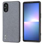 For Sony Xperia 5 V ABEEL Diamond Black Edge Phone Case(Jewel Black)