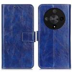 For Honor X9b Retro Crazy Horse Texture Flip Leather Phone Case(Blue)