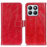 For Honor X8b Retro Crazy Horse Texture Flip Leather Phone Case(Red)