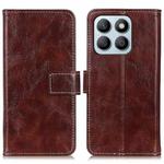 For Honor X8b Retro Crazy Horse Texture Flip Leather Phone Case(Brown)