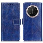 For Honor X9c Retro Crazy Horse Texture Flip Leather Phone Case(Blue)