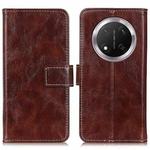 For Honor X9c Retro Crazy Horse Texture Flip Leather Phone Case(Brown)