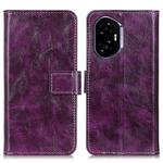 For Honor 400 Retro Crazy Horse Texture Flip Leather Phone Case(Purple)