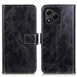 For Honor 400 Lite Global Retro Crazy Horse Texture Flip Leather Phone Case(Black)