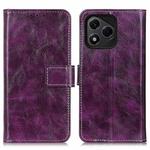 For Honor 400 Lite Global Retro Crazy Horse Texture Flip Leather Phone Case(Purple)