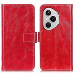 For Honor 400 Pro Global 160.8mm Retro Crazy Horse Texture Flip Leather Phone Case(Red)