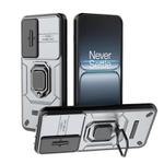 For OnePlus Ace 5 Ultra / Nord 5 Sliding Camshield TPU + PC Shockproof Phone Case with Holder(Grey)
