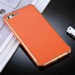 For iPhone 8 Plus / 7 Plus SULADA Colorful Shield Series TPU + Plating Edge Protective Case(Orange)