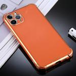 For iPhone 11 Pro SULADA Colorful Shield Series TPU + Plating Edge Protective Case(Orange)