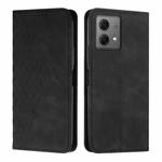 For Motorola Edge 40 Neo Diamond Splicing Skin Feel Magnetic Leather Phone Case(Black)