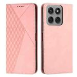 For Motorola Edge 60 Pro Diamond Splicing Skin Feel Magnetic Leather Phone Case(Rose Gold)