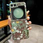 For Samsung Galaxy Z Flip5 Flower Series Pattern Phone Case(Fragmented Flowers)