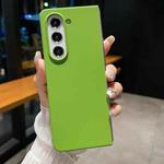 For Samsung Galaxy Z Fold5 Solid Color Spray Painting Phone Case(Green)