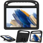 For Samsung Galaxy Tab A9+ Handle EVA Shockproof Tablet Case with Holder(Black)