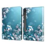For Samsung Galaxy Tab S7+ / S8+ / S9+ Crystal Texture Painted Leather Tablet Case(Plum Bossom)