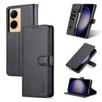 For vivo Y78+/Y78 5G Global/V29 Lite AZNS Skin Feel Calf Texture Flip Leather Phone Case(Black)