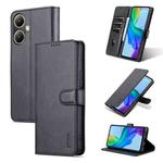 For vivo Y35+/Y35m+ AZNS Skin Feel Calf Texture Flip Leather Phone Case(Black)