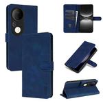 For vivo S20 Pro AZNS Skin Feel Calf Texture Flip Leather Phone Case(Blue)