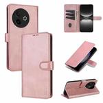 For vivo Y300i 5G / Y39 5G Global AZNS Skin Feel Calf Texture Flip Leather Phone Case(Rose Gold)