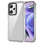 For Xiaomi Redmi Note 12 Pro+ 5G Global Transparent Acrylic + TPU Shockproof Phone Case(Transparent)