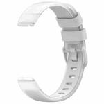 12mm Universal Two Color Transparent Silicone Watch Band(Light Grey)