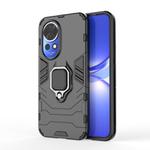 For Huawei nova 12 5G Shockproof PC + TPU Holder Phone Case(Black)