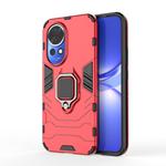 For Huawei nova 12 5G Shockproof PC + TPU Holder Phone Case(Red)