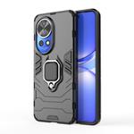For Huawei nova 12 Pro 5G Shockproof PC + TPU Holder Phone Case(Black)