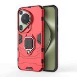 For Huawei P70 Art Shockproof PC + TPU Holder Phone Case(Red)