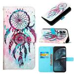 For Motorola Moto G14 3D Painting Horizontal Flip Leather Phone Case(Color Drop Wind Chimes)