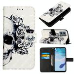 For Motorola Moto G 5G 2023 3D Painting Horizontal Flip Leather Phone Case(Skull)