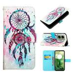 For Motorola Moto G04 4G / G24 4G 3D Painting Horizontal Flip Leather Phone Case(Color Drop Wind Chimes)