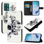 For Motorola Edge+ 2023 / Moto X40 3D Painting Horizontal Flip Leather Phone Case(Skull)