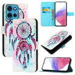 For Motorola Moto G75 5G 3D Painting Horizontal Flip Leather Phone Case(Color Drop Wind Chimes)