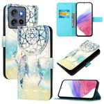 For Motorola Edge 50 Neo 3D Painting Horizontal Flip Leather Phone Case(Dream Wind Chimes)