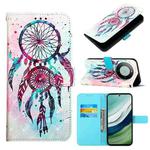 For Huawei Mate 60 3D Painting Horizontal Flip Leather Phone Case(Color Drop Wind Chimes)