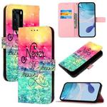 For Huawei P40 Pro 3D Painting Horizontal Flip Leather Phone Case(Chasing Dreams)